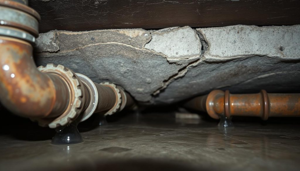 leaking pipes slab movement melbourne