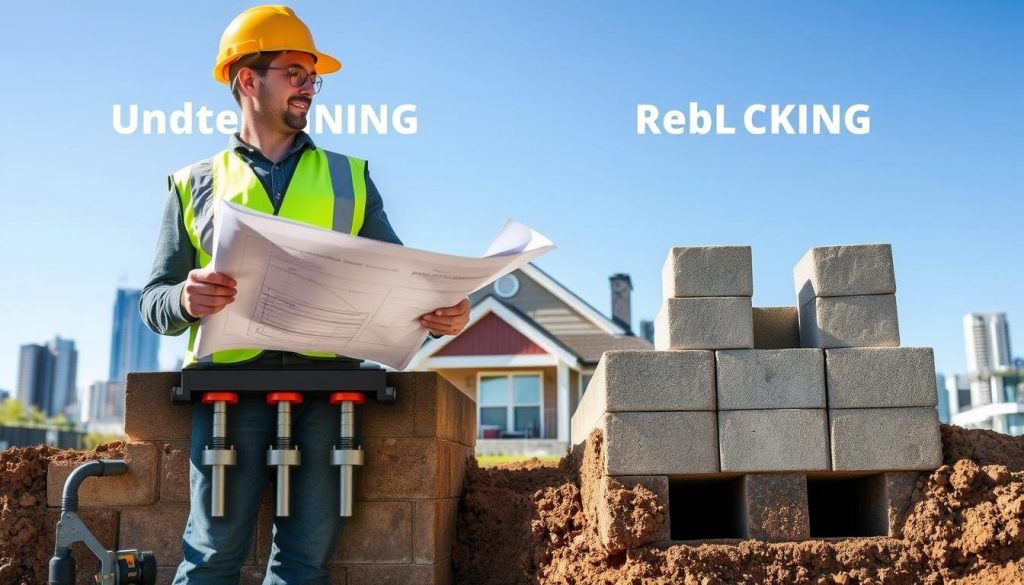 underpinning vs reblocking melbourne